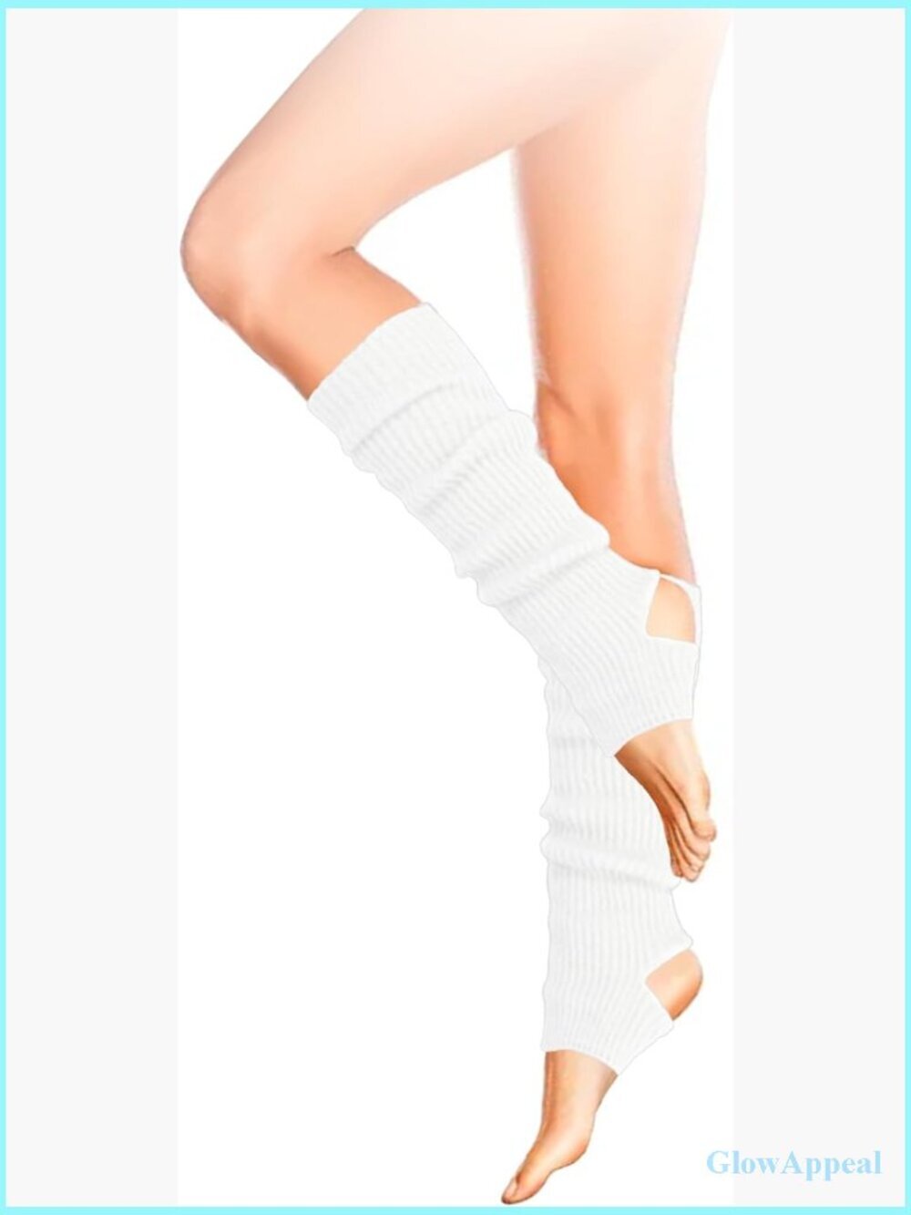 Soft Knit Leg Warmers Thigh High for Yoga Dance Sports